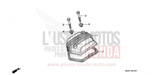 COUVERCLE DE CULASSE CRF100F4 de 2004